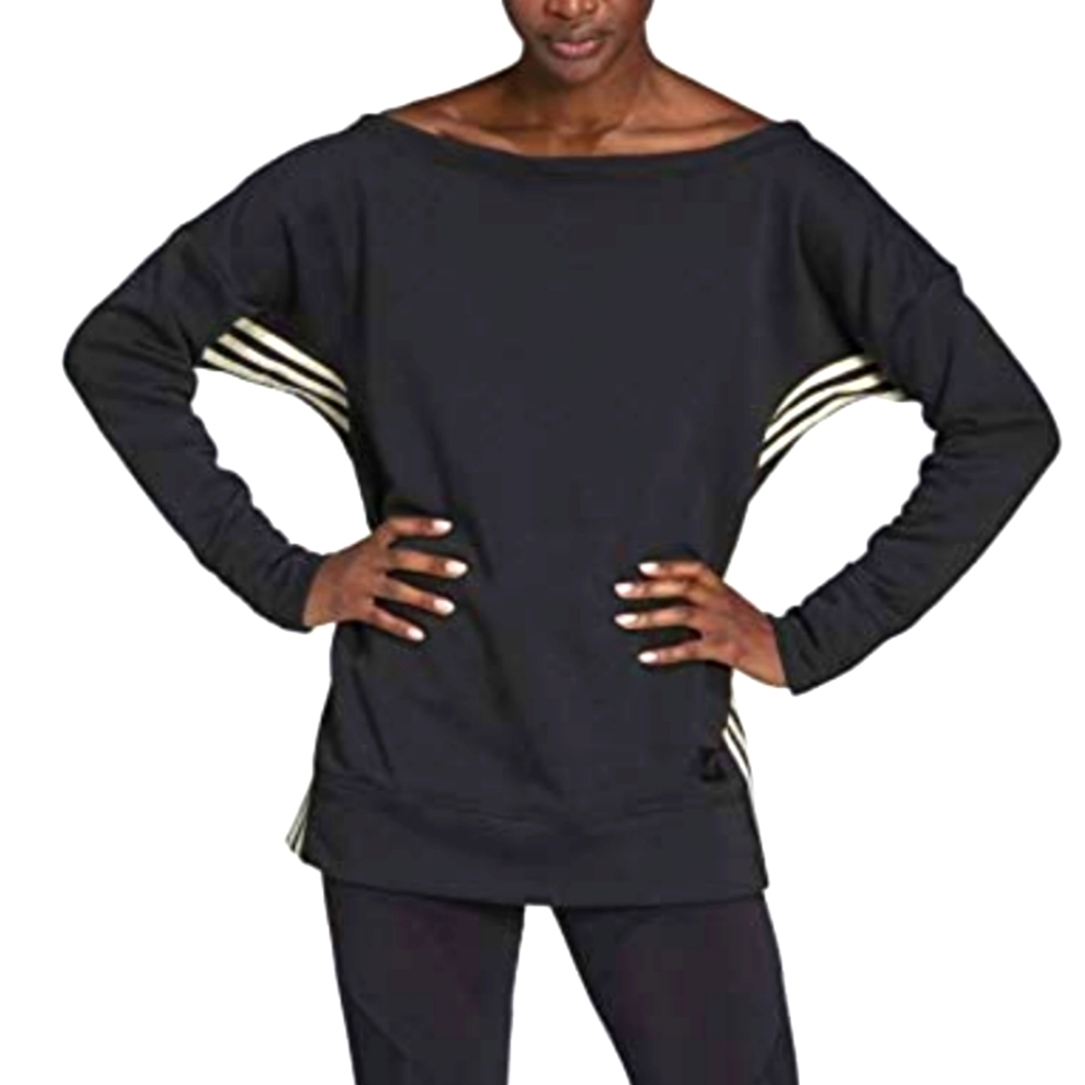 Adidas Recycled Cotton Boatneck Sweatshirt